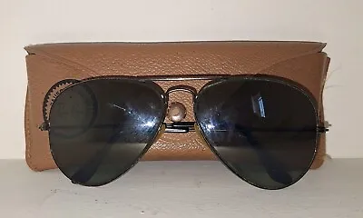 Early 1980's Original Bosch&Lomb Black Ray Ban-pre Owned • $110