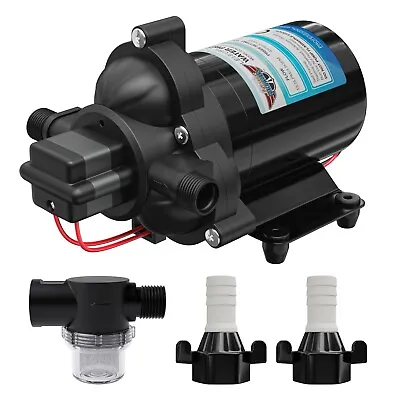 12 Volt Water Pump 3.5 GPM 45 PSI Camper Water Pump Self Priming 12V RV • $65.99