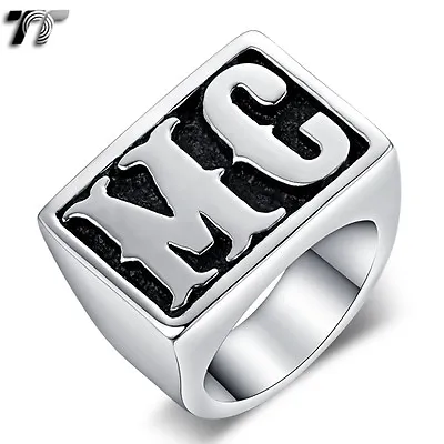 High Quality TT 316L Stainless Steel MC Motorcycle Ring Size7-15 (RZ122) NEW • $17.37