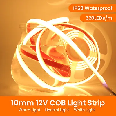 DC12V COB Neon LED Strip Lights Waterproof IP68 For Garden Swimming Pool Boat • $4.90
