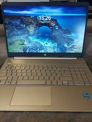 HP 15s-fq2024na 15.6  128GB SSD Intel Pentium Gold 2.00Ghz 4GB RAM • £135