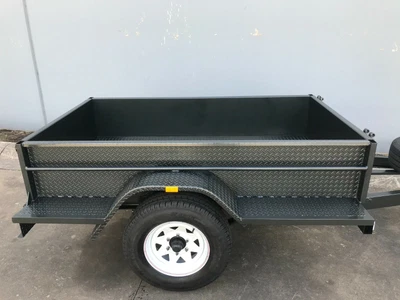 Brand New Australian Made Quality Off Road Box Trailer 7x5ft H Duty 750kg   • $3120.23