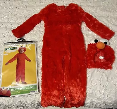 Sesame Street Elmo Extra Deluxe Plush Infant/Toddler 3-4T • $20