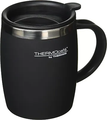 Stainless Steel Thermos Mug Tea Coffee Thermal Cup Travel Mug Insulated 400ml • £9.98