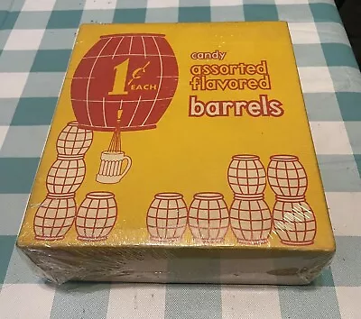 Vintage Candy Assorted Flavored Barrels Empty Box - Excellent Condition! • $39.95
