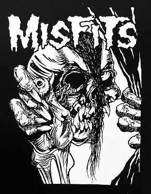 MISFITS  Big Back Patch  Punk Ramones Skull • $8.69