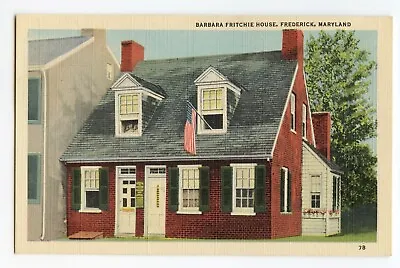 $2.09 • Buy Postcard Barbara Fritchie House Frederick MD Maryland Standard View Card