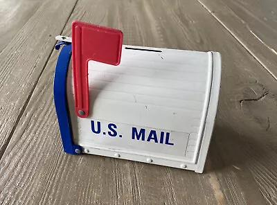 Vintage The ERTL Co U.S. Mail Mailbox Post Box Metal Toy Bank Moveable Arm Eagle • $29.99