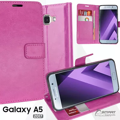 Pink Wallet Flip Card Slot Stand Case Cover For Samsung Galaxy A5 2017 • $7.99