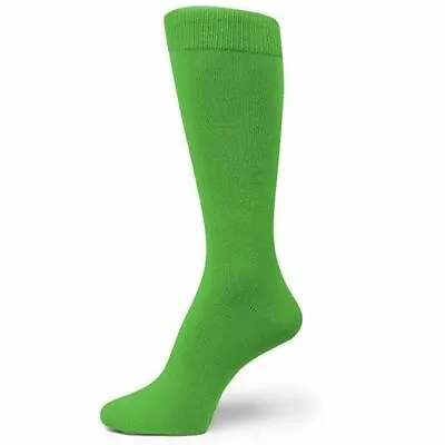 Spotlight Hosiery Elite Quality GREEN(Teal Kelly Lime)Mens ARGYLE/PLAIN Socks • $10.99