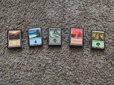 MTG Assorted Basic Lands Bulk Lot Varying Sets • $9.99