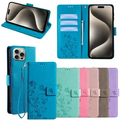 Genuine Leather Case For Samsung Galaxy A30 A32 A33 Phone Magnetic Buckle Cover • £8.69