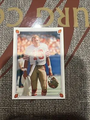 1987 Topps Album Stickers Joe Montana #60 HOF NFL  San Francisco 49ers 🔥0909 • $3.37
