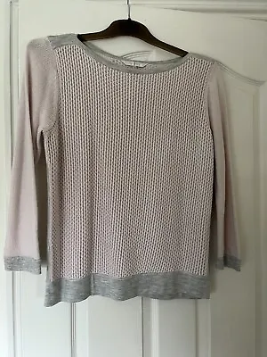 Ladies Grey & Pink Jumper From J By Jasper Conran   Size 14 • £4.99