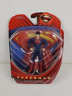 New Superman Man Of Steel Movie Masters Dc Comics 2013 Action Figure • $25