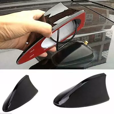 NEW Universal Auto Car Roof Radio AM/FM Signal Shark Fin Aerial Antenna Qzmfxyzq • $9.94