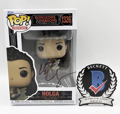 Michelle Rodriguez Signed Funko Pop Dungeons & Dragons Holga A Beckett Bas Coa • $179.95