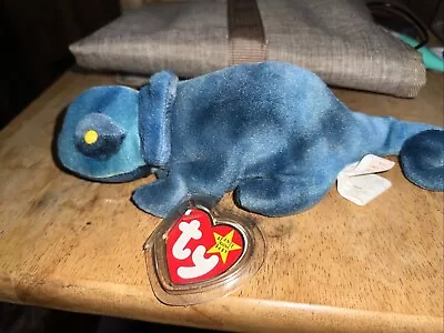 Ty Beanie Baby Chameleon Toy • $10