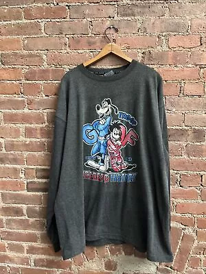 Vintage ICEBERG HISTORY Goof Troop Goofy & Max Shirt SZ XXXL Italy • $180