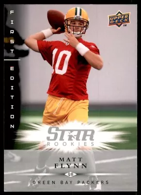 2008 Upper Deck First Edition Matt Flynn RC Green Bay Packers #180 • $1.25