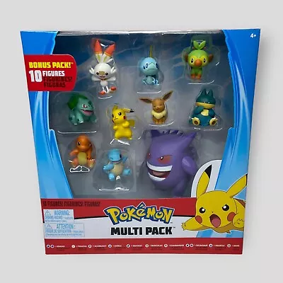 $17.95 • Buy Pokemon Multi Pack 10 Battle Feature Action Figures Jazwares Gengar 2021