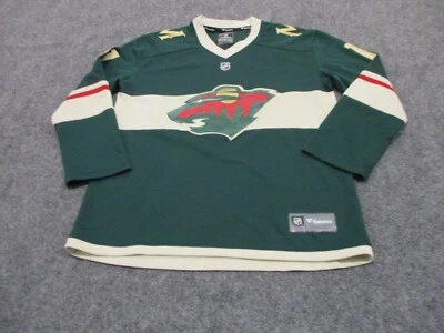 $18.88 • Buy Zach Parise Minnesota Wild Jersey Boy's Large/XL Green Fanatics Kids *