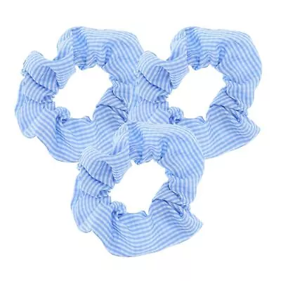 Gingham Hair Scrunchies School Scrunchie Hair Bands Pack Of 3 • £6.79