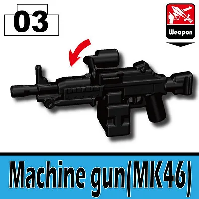 MK46 SOCOM SAW Machine Gun Compatible With Toy Brick Minifigures Army • $1.50