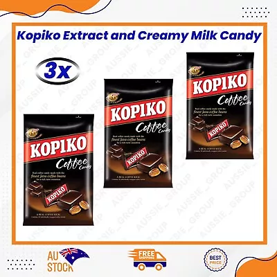 New Kopiko Coffee Candy 3x 150g Kopiko Extract And Creamy Milk Free Shipping AU • $10.99