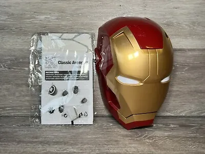 Marvel Avengers Iron Man Mask Face 3D FX Light Wall Deco Light & Sticker Gift • £16.50