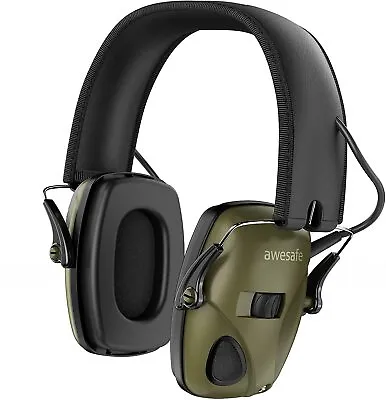 £45.49 • Buy AWESAFA Electronic Shooting Earmuffs Ear Defenders Noise Reduction Sound Safety