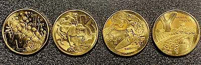 ⭐️ 4x Brand New Australia $ 1 Dollar Coins Great Australian Coin UNC Mint 🔥 AUD • $39.95