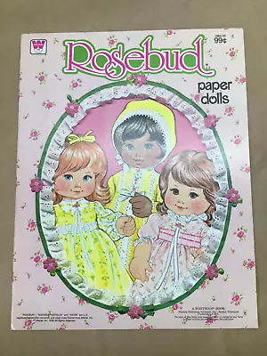 Vintage Rosebud Paper Dolls In Full Color Uncut Unused 1982 • $25.41