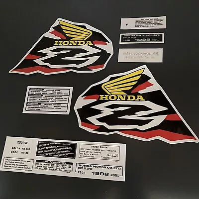 £35 • Buy Honda Z50r Monkey Bike 1998 Decal Sticker Set Inc Tank, Warning And Head Tag
