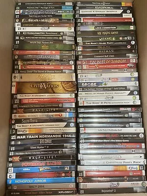 £14.99 • Buy 159 X PC CD ROM GAMES BUNDLE WITCHER QUAKE 4 MORROWIND DOOM 3 CAOMMAND & CONQUER