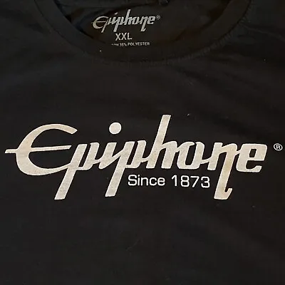 EPIPHONE Guitars “Since 1873” Licensed Logo T-Shirt. 2XL (NV) Pre-owned • $24.95