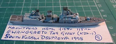 Gwanggaeto The Great South Korean Destroyer Mountford Scale 1/1250 Ship Model • £7.49