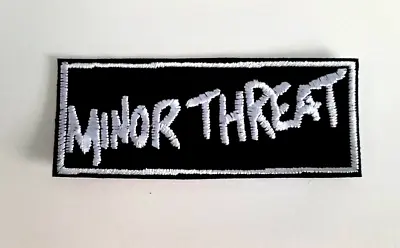 Minor Threat Embroidered Iron On Patch (Fugazi Bad Brains Black Flag) • $5.75