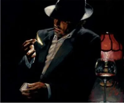 Fabian Perez - Man Lighting A Cigarette II - Limited Edition - 56/195 • £1350