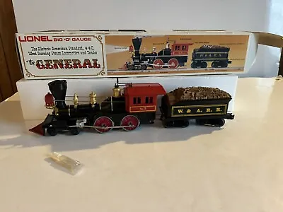 LIONEL TRAINS MPC 0/027 SCALE 6-8701 GENERAL LOCOMOTIVE W/SMOKE W/BOX • $185