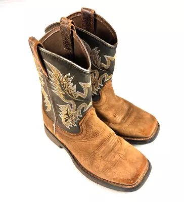 Ariat Work Hog Cowboy Boots Square Toe Style 10007837 Kids Boys 13 • $22.94