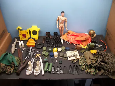 Vintage Hasbro 12 Inch Gi Joe Action Figure Parts And Pieces Lot • $31