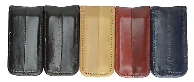 EEL SKIN Leather Men Strong Magnetic Money Clip Bill Fold Holder Minialist • $15.23