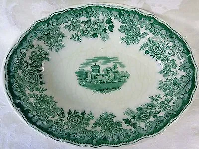 Walker China Vitrified Bedford Ohio Pattern A-52 Oval Vegetable Bowl Crazing • $8