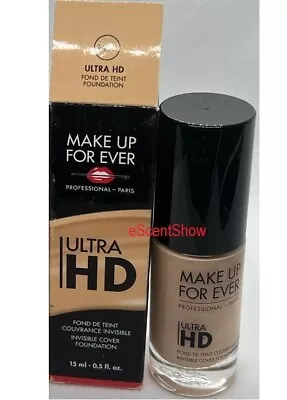 MAKE UP FOR EVER Ultra HD Invisible Cover Foundation .5 Oz  Y305 Soft Beige NIB • $59.80