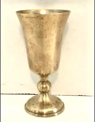 Vintage Brass Wine Goblet From India • $27
