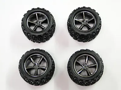 NEW TRAXXAS 1/16 E-REVO Wheels & Tires VXL RE15 • $27