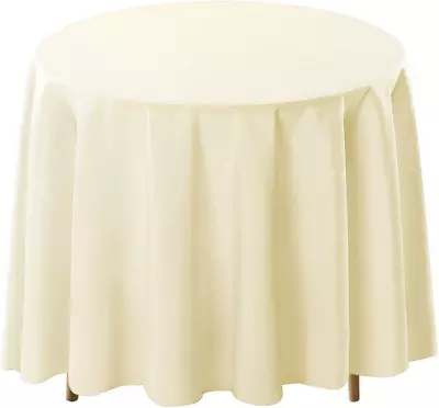 Tablecloth 120 Inch Round Polyester Table Cloth For Weddings Banquets • $18.99