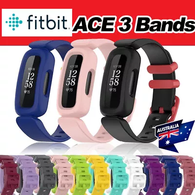 Fitbit Ace 3 Kids Anti-Lost Silicon Replacement Wristband Ace3 Watch Band Strap • $4.99