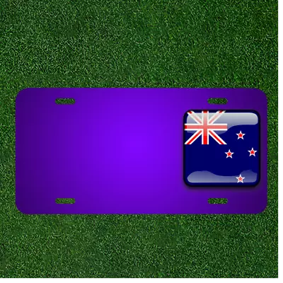 Custom Personalized License Plate With Add Names To New Zealand Flag Country • $14.95